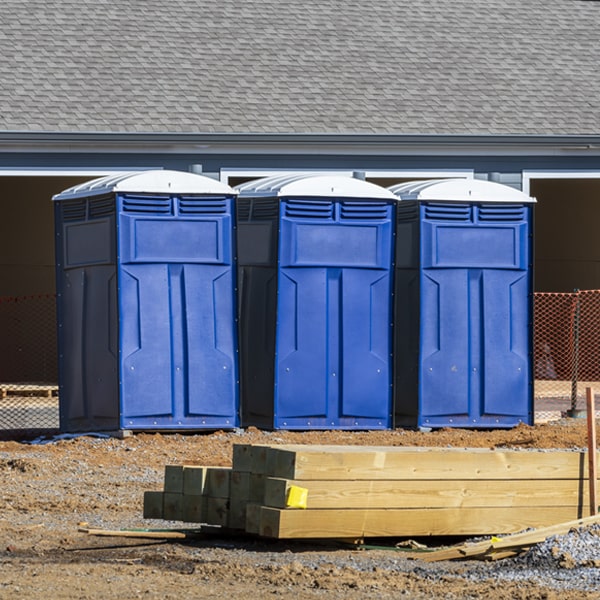 how can i report damages or issues with the portable restrooms during my rental period in Auburn California